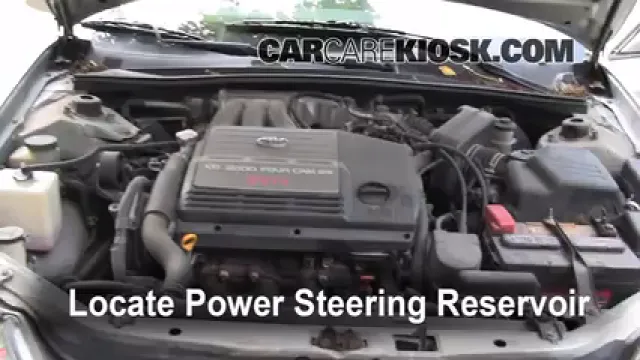 2000 Toyota Avalon XLS 3.0L V6 Power Steering Fluid Add Fluid